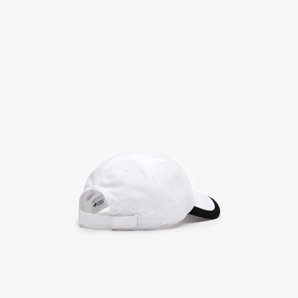 Lacoste SPORT Contrast Border Ligeros Blancas Negras | 6415-DPULE