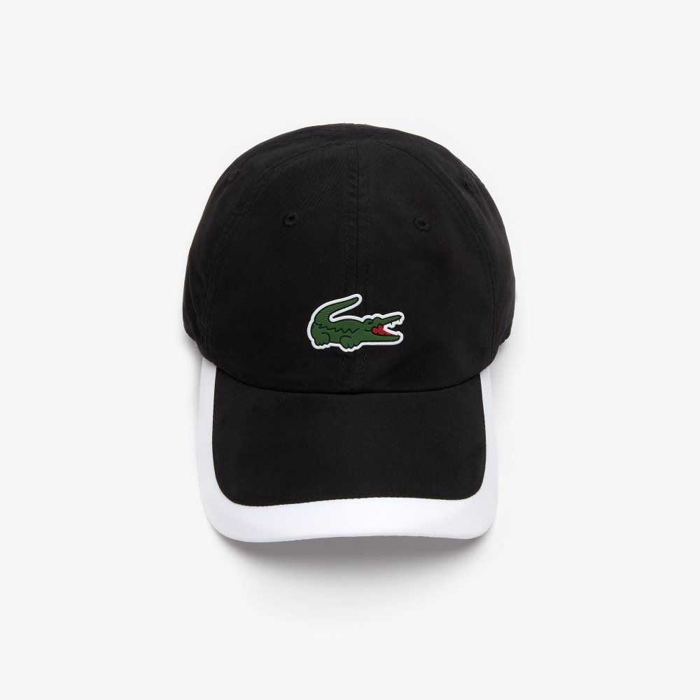 Lacoste SPORT Contrast Border Ligeros Negras Blancas | 7803-MQBKS