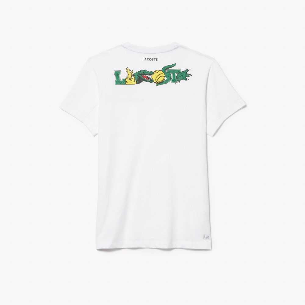 Lacoste SPORT Crocodile Print Tenis Blancas | 9051-IOZAR