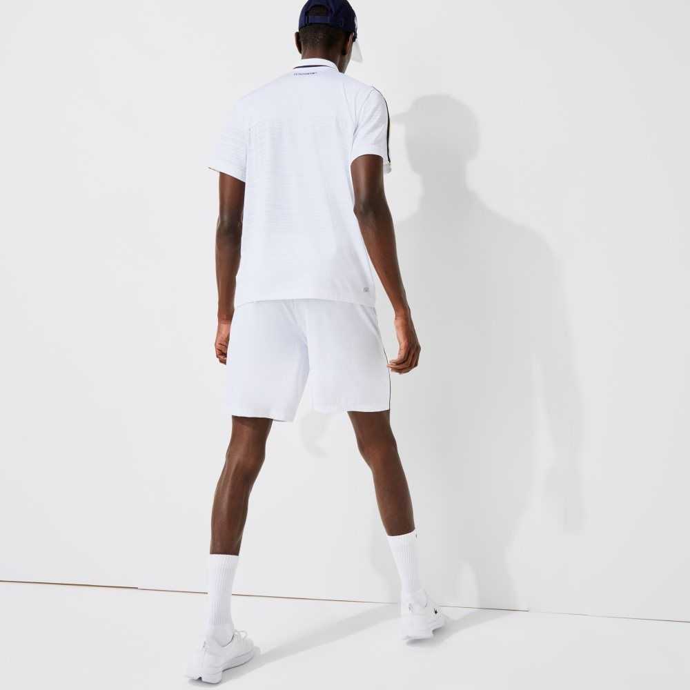 Lacoste SPORT French Open Edition Ligeros Stretch Blancas Azul Marino Azules | 5694-HRFOZ