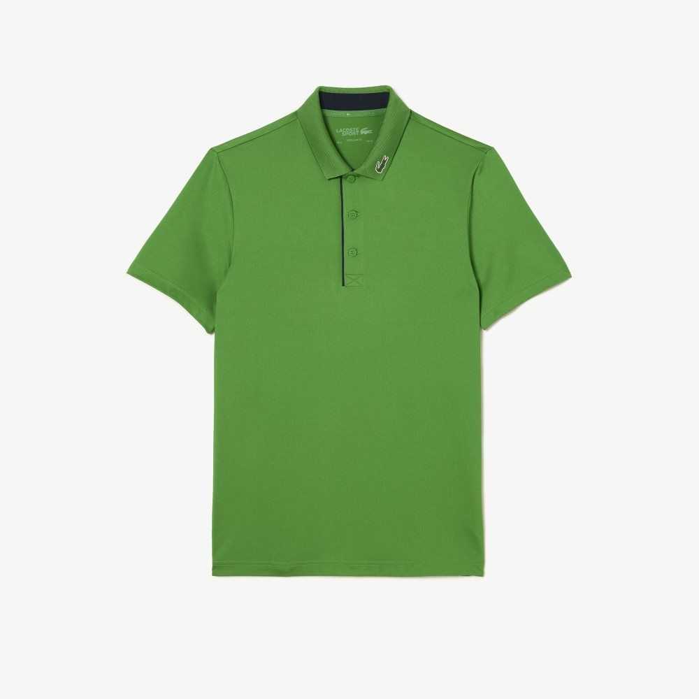 Lacoste SPORT Jersey Golf Verde Azul Marino Azules | 4917-NWPJX