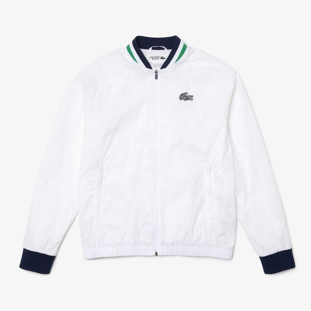 Lacoste SPORT Ligeros Agua-Resistant Blancas Azul Marino Azules Blancas Verde | 8290-EXMWQ