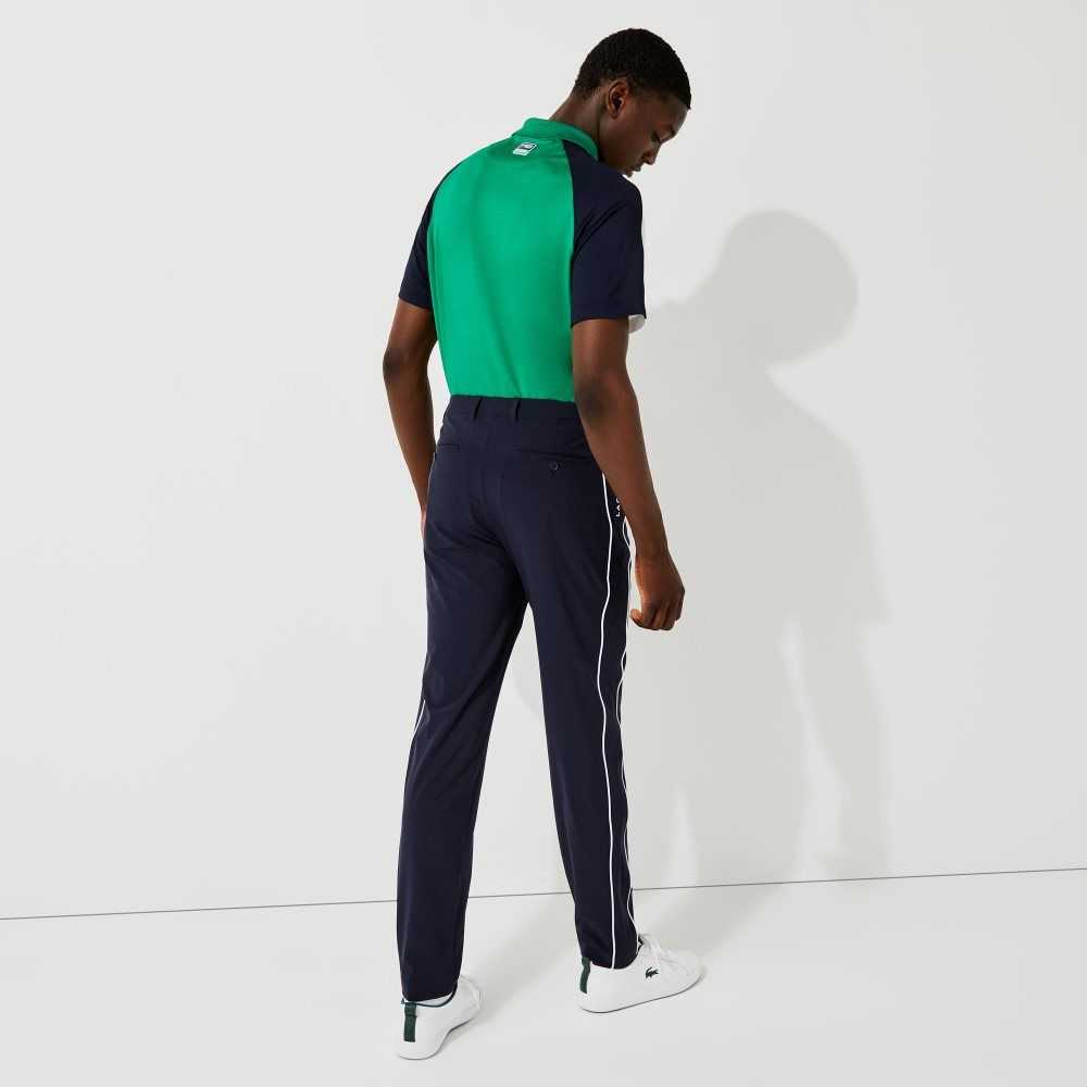 Lacoste SPORT Light Stretch Golf Azul Marino Azules Blancas | 2568-SYZCQ