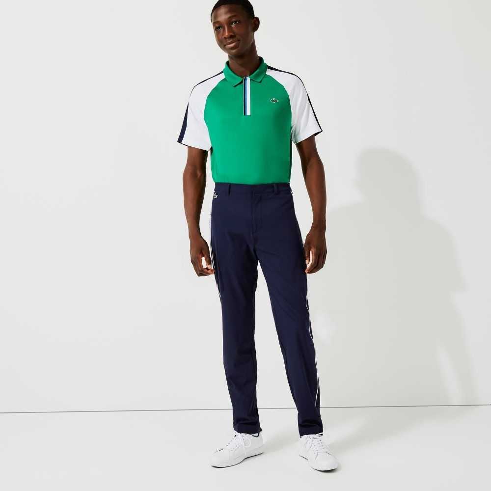 Lacoste SPORT Light Stretch Golf Azul Marino Azules Blancas | 2568-SYZCQ