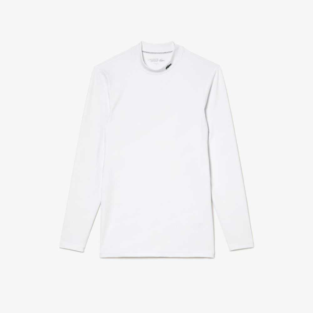 Lacoste SPORT Long Sleeve Tight Fit Blancas | 1372-MOKRS