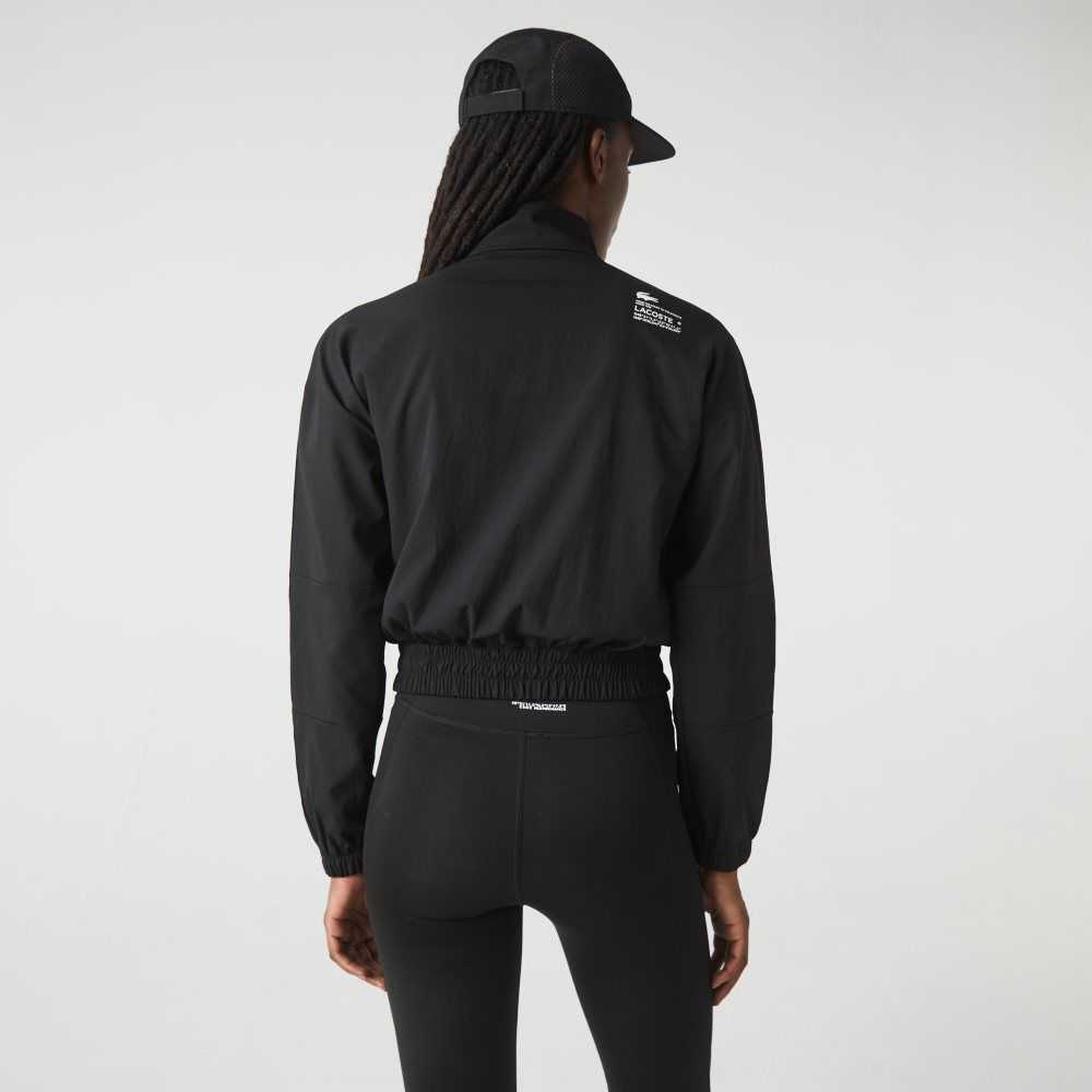 Lacoste SPORT Loose Fit Pista Negras | 3951-FGVSM