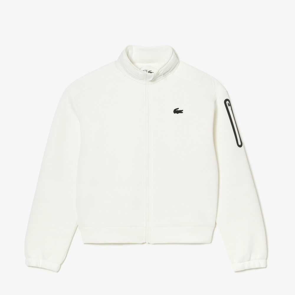 Lacoste SPORT Loose Fit Zip Blancas | 6843-GMKJO