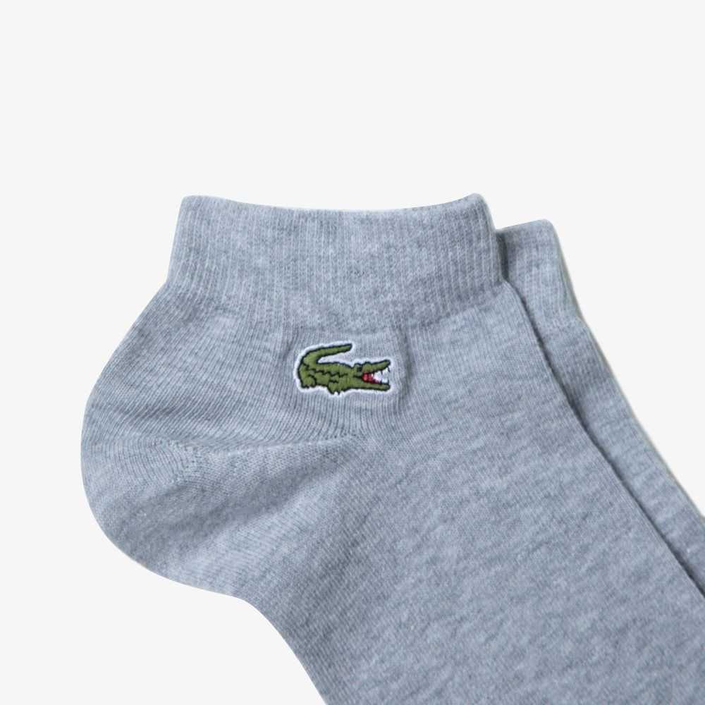 Lacoste SPORT Low-Cut 3-Pack Gris Azul Marino Azules Blancas | 3149-BVMQH