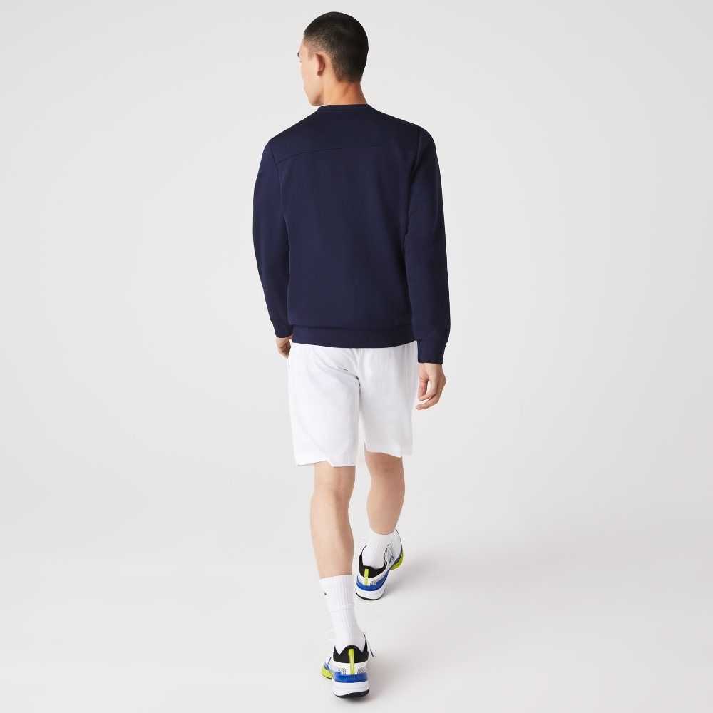 Lacoste SPORT Mesh Panels Azul Marino Azules | 1095-JPBXN