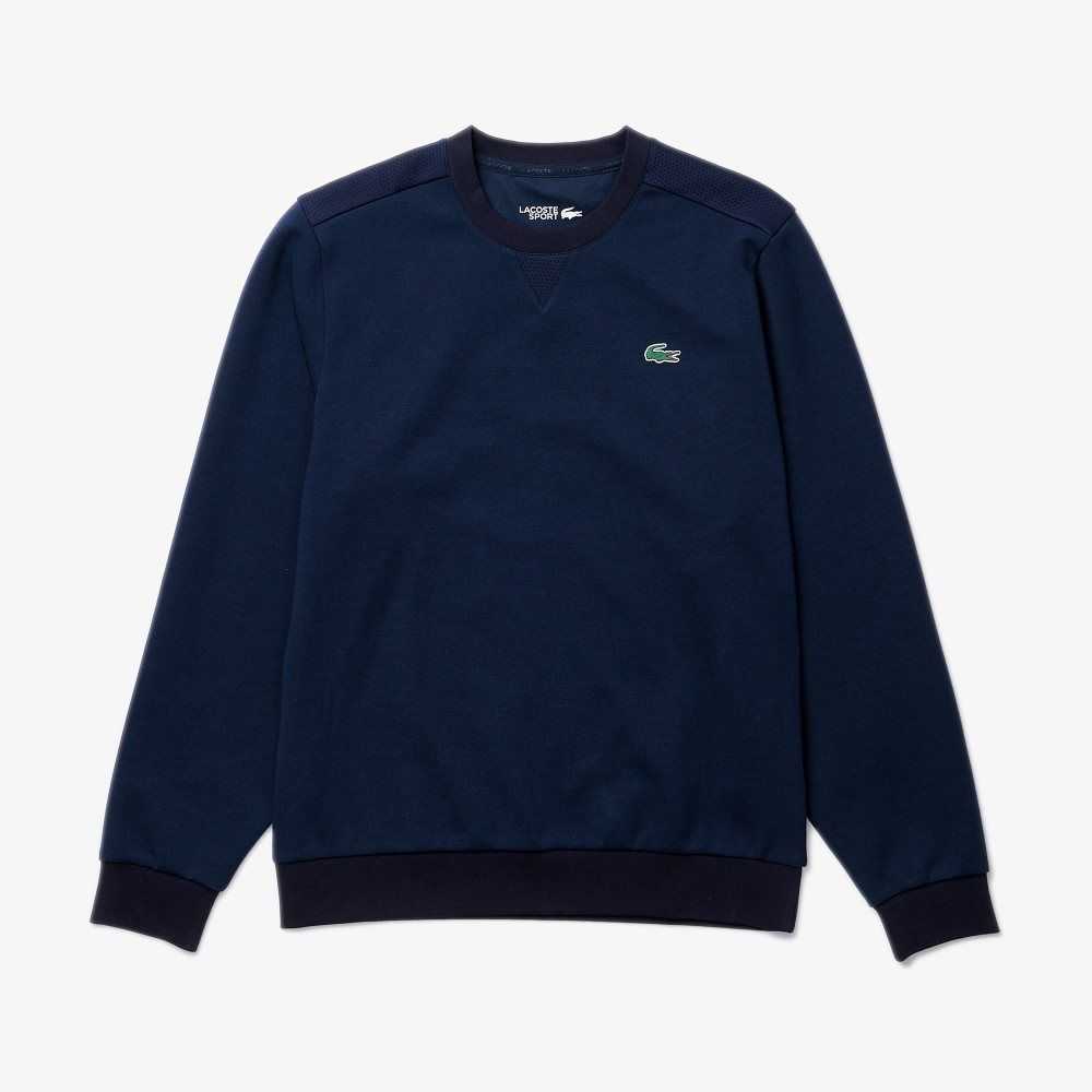 Lacoste SPORT Mesh Panels Azul Marino Azules | 1095-JPBXN