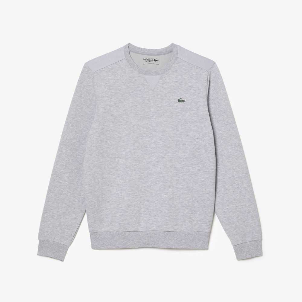 Lacoste SPORT Mesh Panels Gris Gris Claro | 3405-AFURI