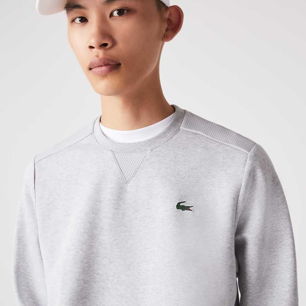 Lacoste SPORT Mesh Panels Gris Gris Claro | 3405-AFURI