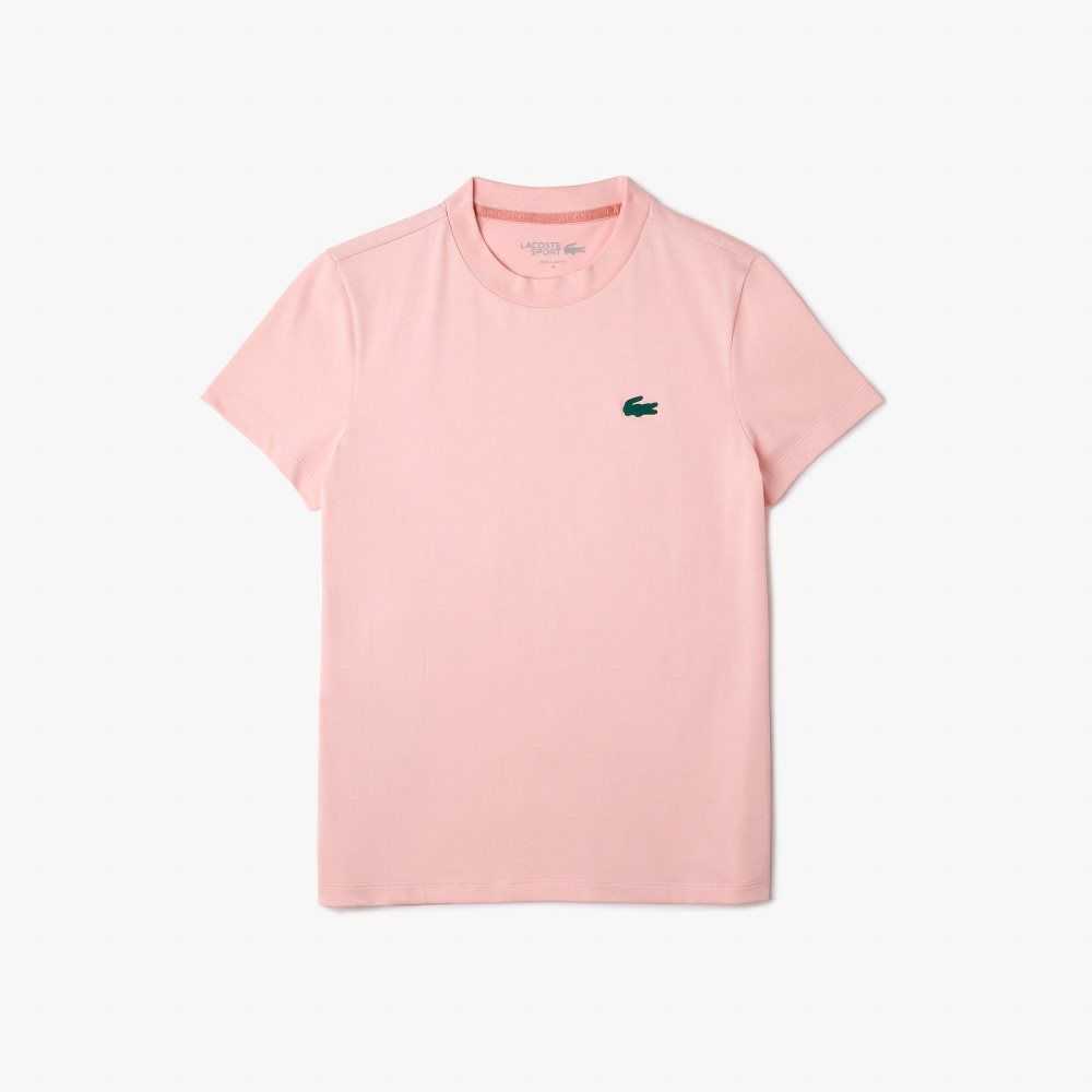 Lacoste SPORT Organic Algodon Jersey T-Shirt Rosas | 1920-KLEYZ