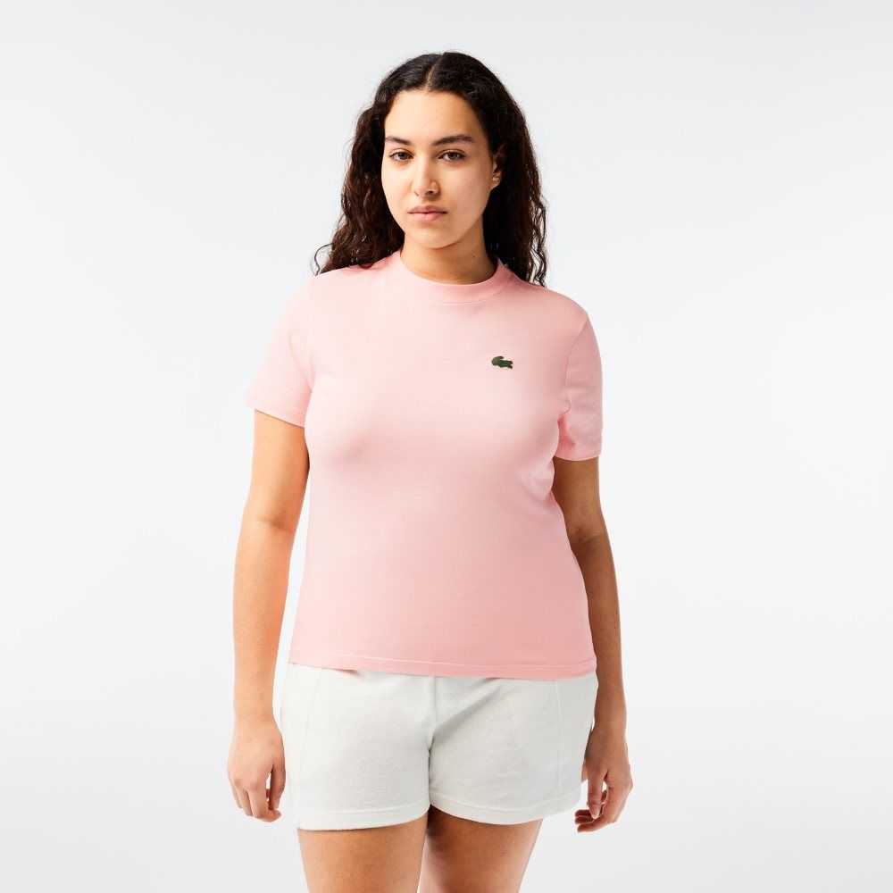 Lacoste SPORT Organic Algodon Jersey T-Shirt Rosas | 1920-KLEYZ