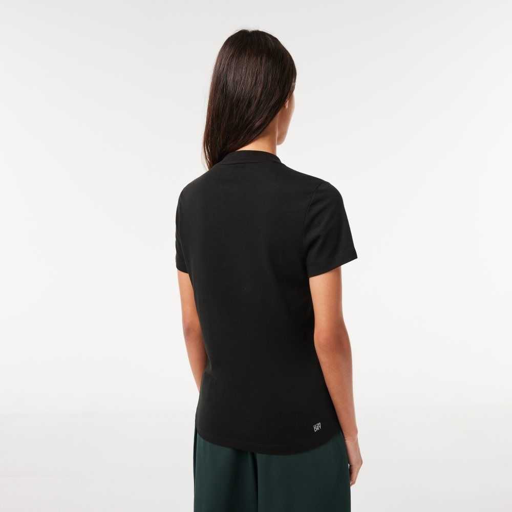 Lacoste SPORT Organic Algodon Jersey T-Shirt Negras | 4623-KVFDR