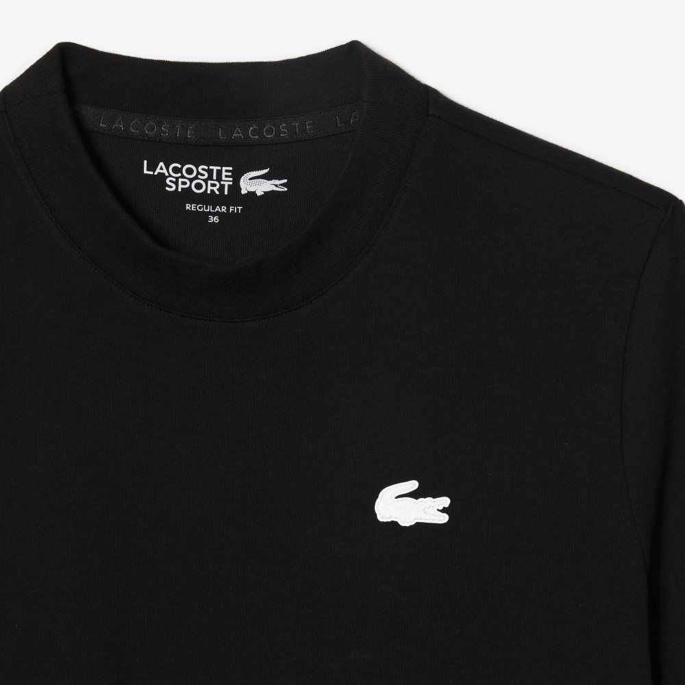 Lacoste SPORT Organic Algodon Jersey T-Shirt Negras | 4623-KVFDR