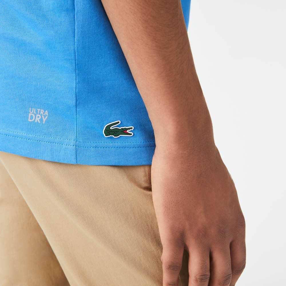 Lacoste SPORT Organic Jersey Azules | 6308-BQSPU