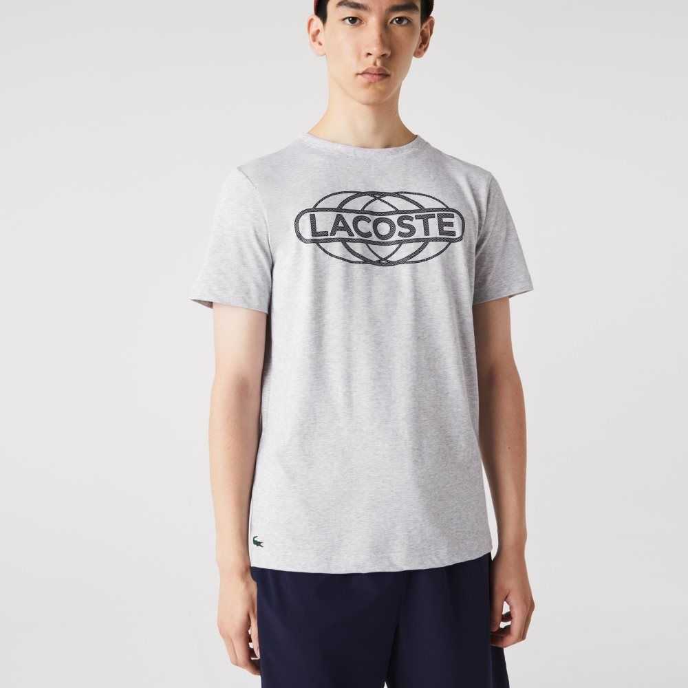 Lacoste SPORT Organic Jersey Gris | 7832-PEXAS