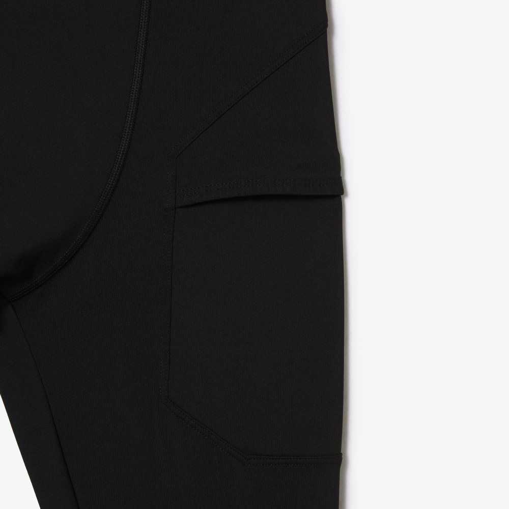 Lacoste SPORT Recycled Polyester Leggings Negras | 4563-IRTDG