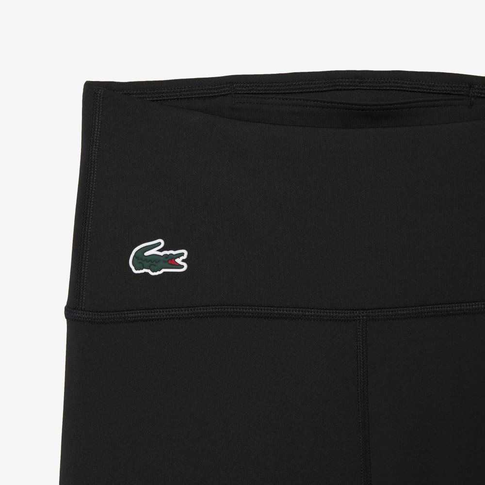 Lacoste SPORT Recycled Polyester Sculpting Leggings Negras | 8041-QYFDS