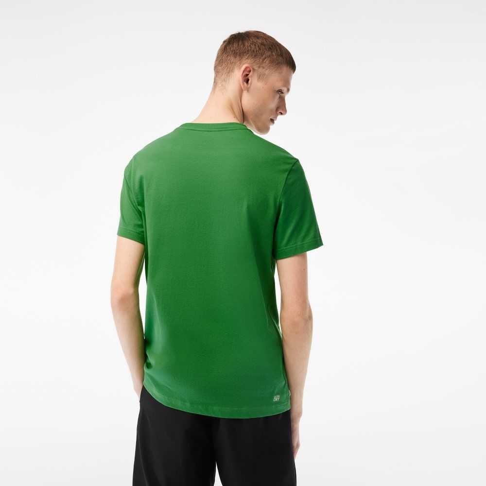 Lacoste SPORT Regular Fit Organic Algodon Verde | 8276-ZTKWS