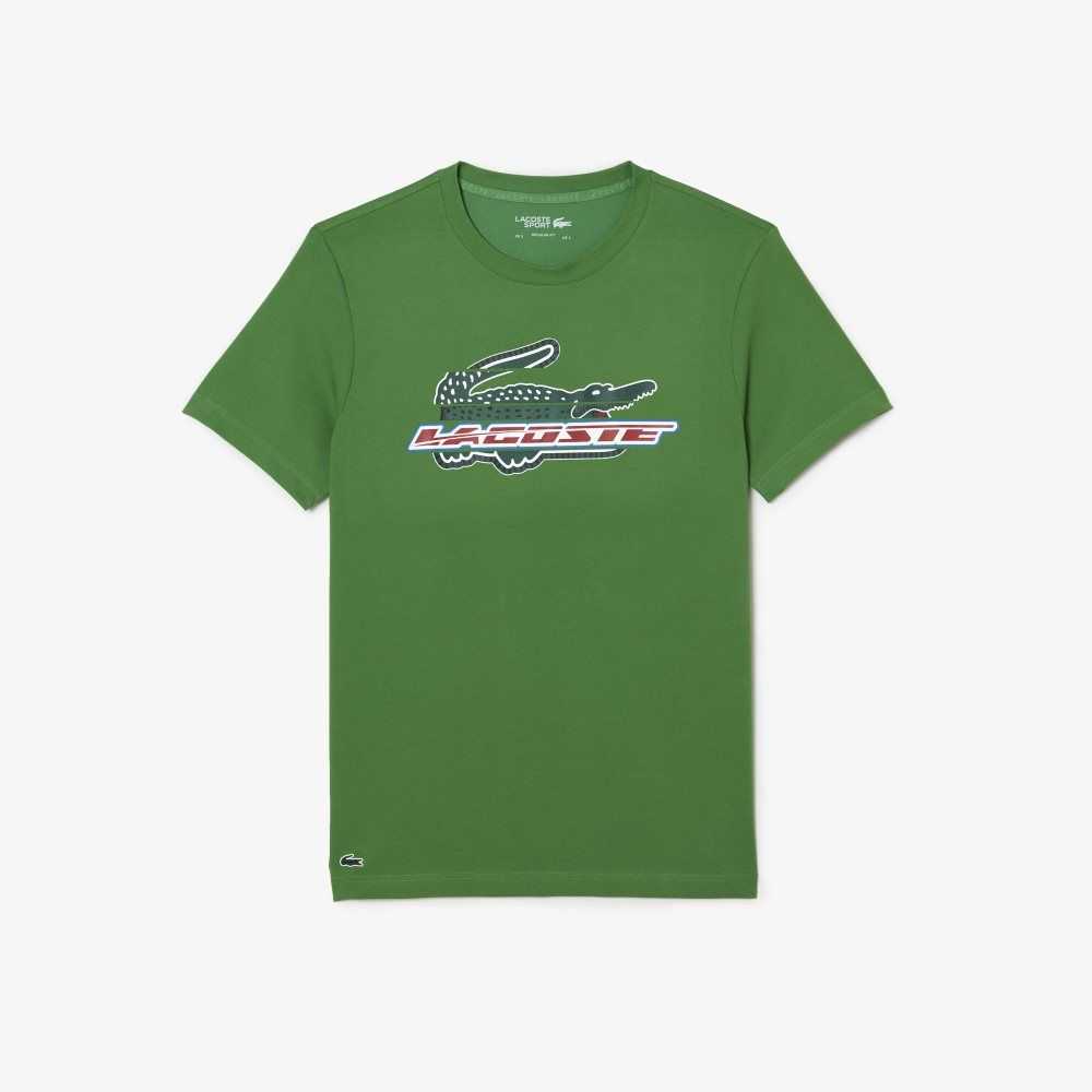 Lacoste SPORT Regular Fit Organic Algodon Verde | 8276-ZTKWS