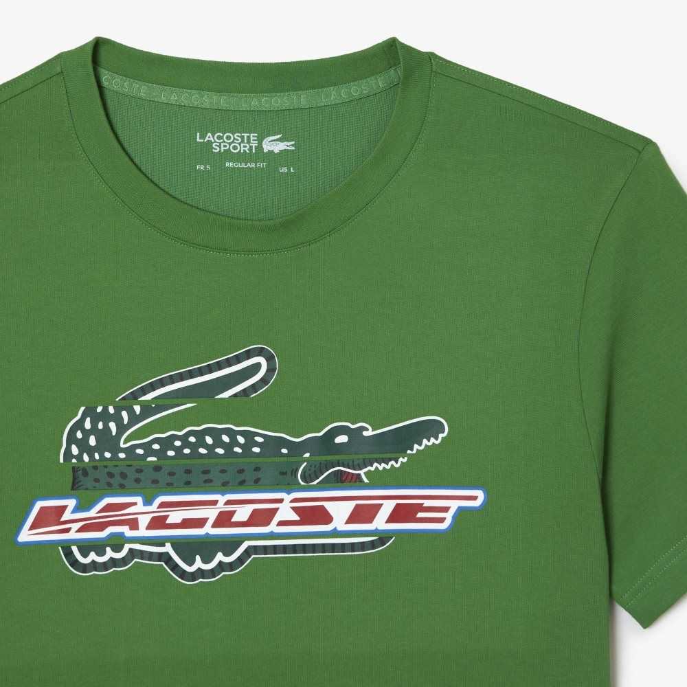 Lacoste SPORT Regular Fit Organic Algodon Verde | 8276-ZTKWS