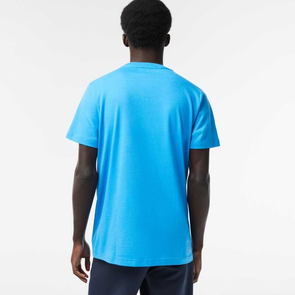 Lacoste SPORT Regular Fit Organic Algodon Azules | 8406-XZHSY