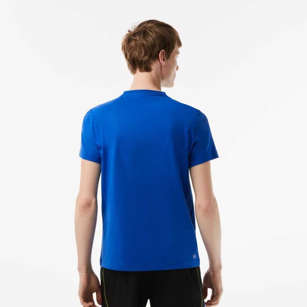 Lacoste SPORT Regular Fit with Contrast Branding Azules | 0827-NTXCF