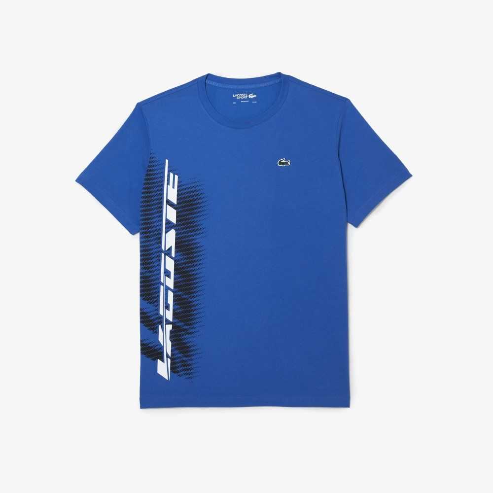 Lacoste SPORT Regular Fit with Contrast Branding Azules | 0827-NTXCF