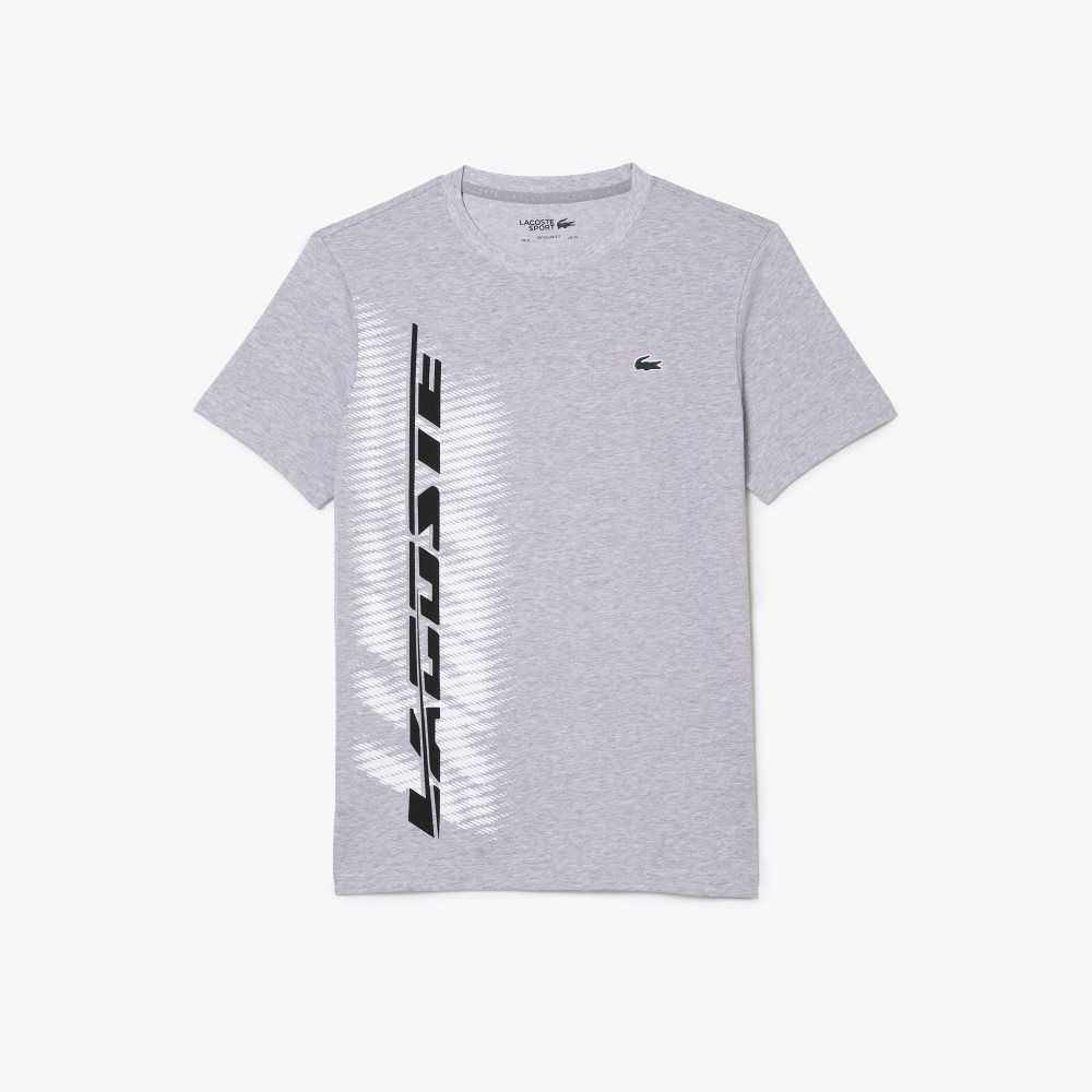 Lacoste SPORT Regular Fit with Contrast Branding Gris | 3192-WMNLQ