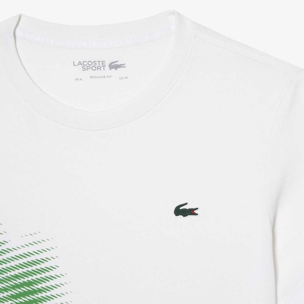 Lacoste SPORT Regular Fit with Contrast Branding Blancas | 7138-XJTIA