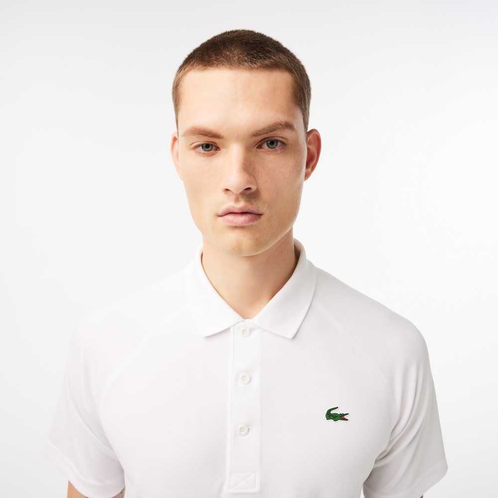 Lacoste SPORT Respirable Abrasion-Resistant Interlock Blancas | 2751-OFESB