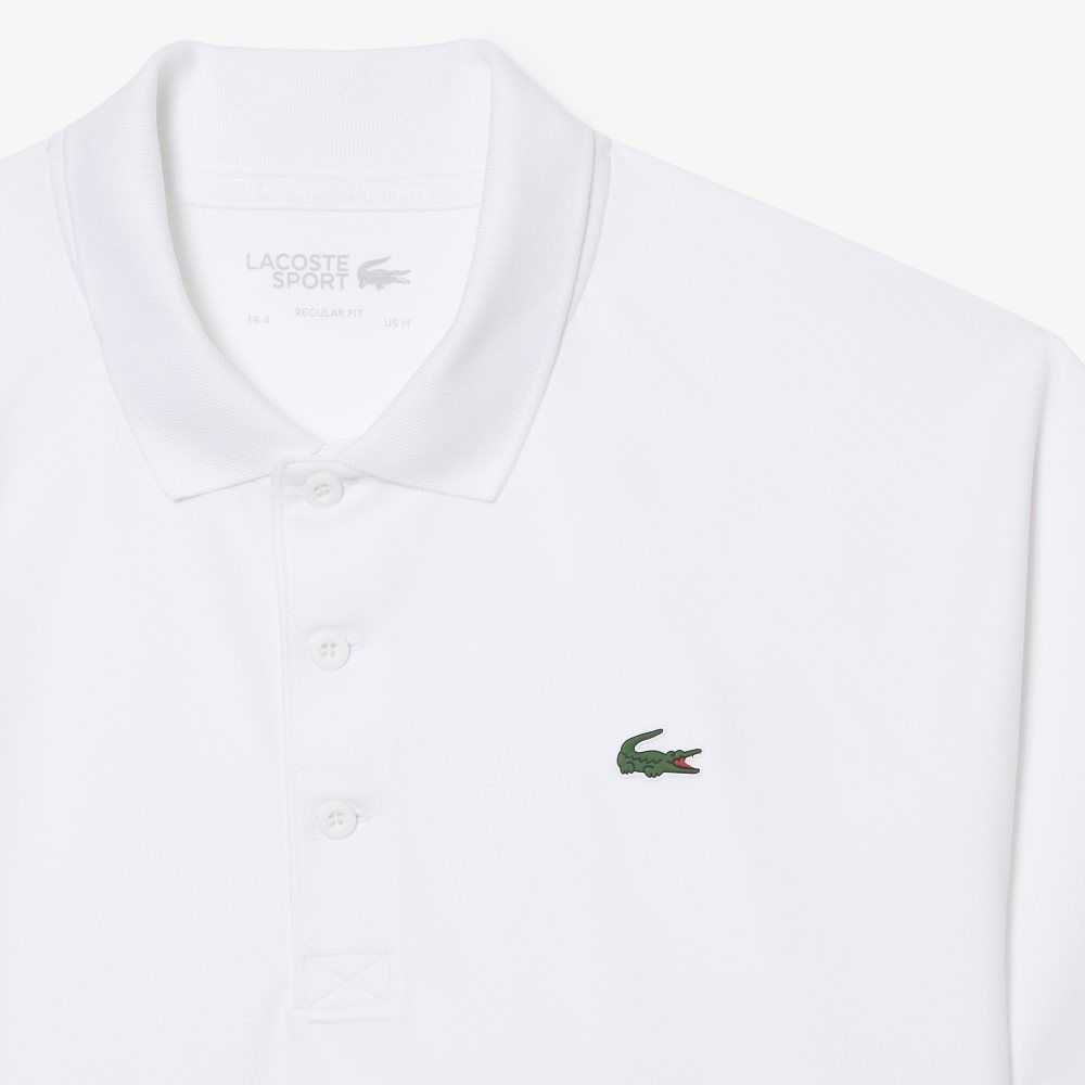 Lacoste SPORT Respirable Abrasion-Resistant Interlock Blancas | 2751-OFESB