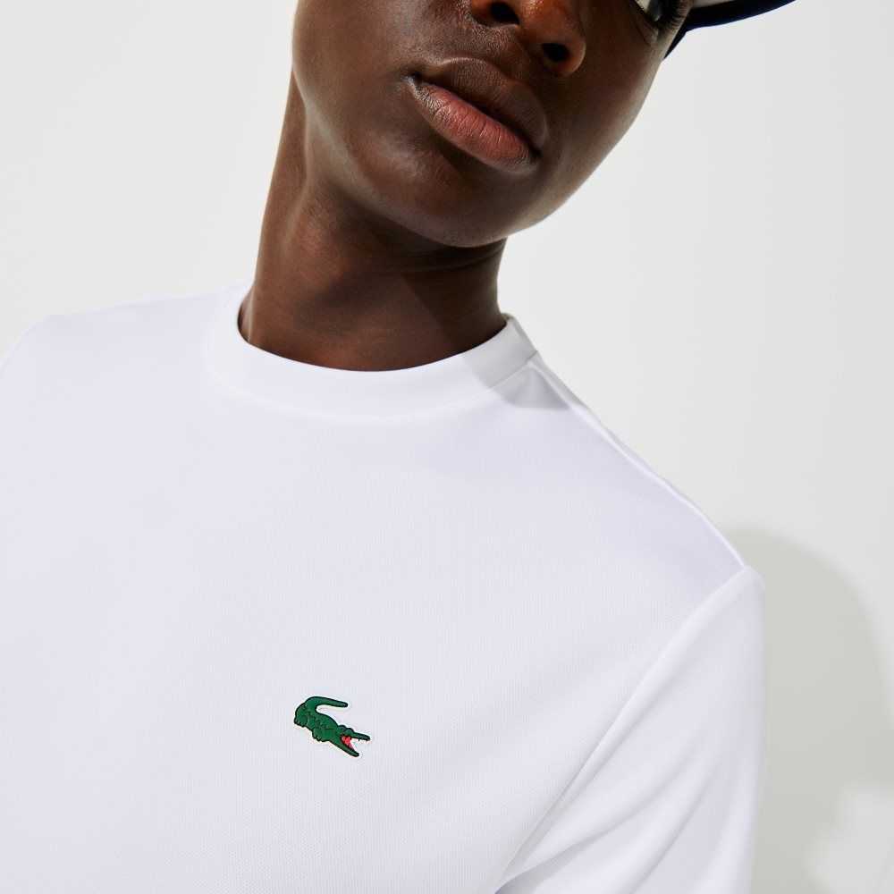 Lacoste SPORT Respirable Pique Blancas | 8792-YHZWJ