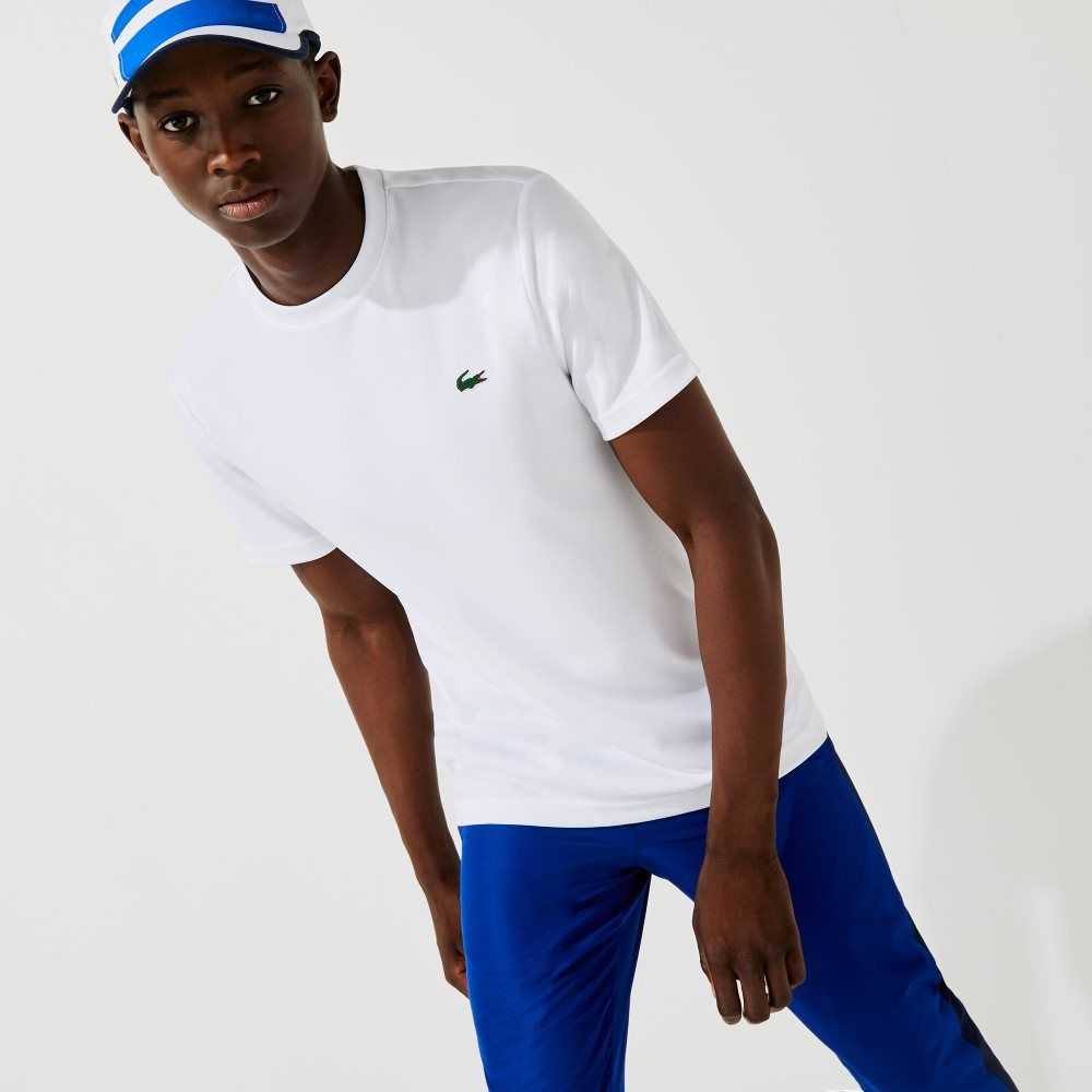 Lacoste SPORT Respirable Pique Blancas | 8792-YHZWJ