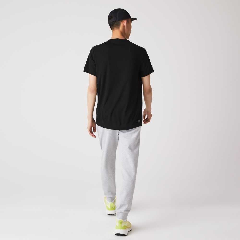 Lacoste SPORT Respirable Pique Negras | 7821-DHKXZ