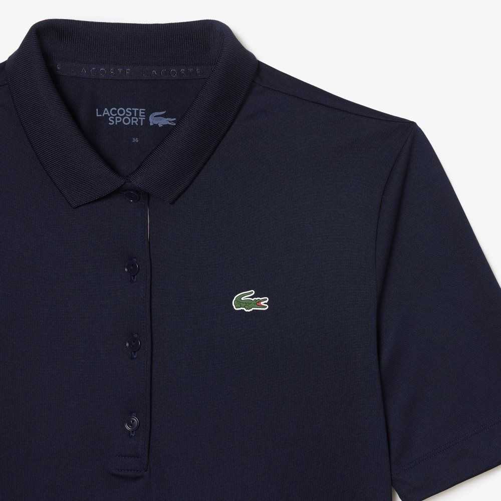 Lacoste SPORT Respirable Stretch Golf Azul Marino Azules Blancas | 0953-FZSCP