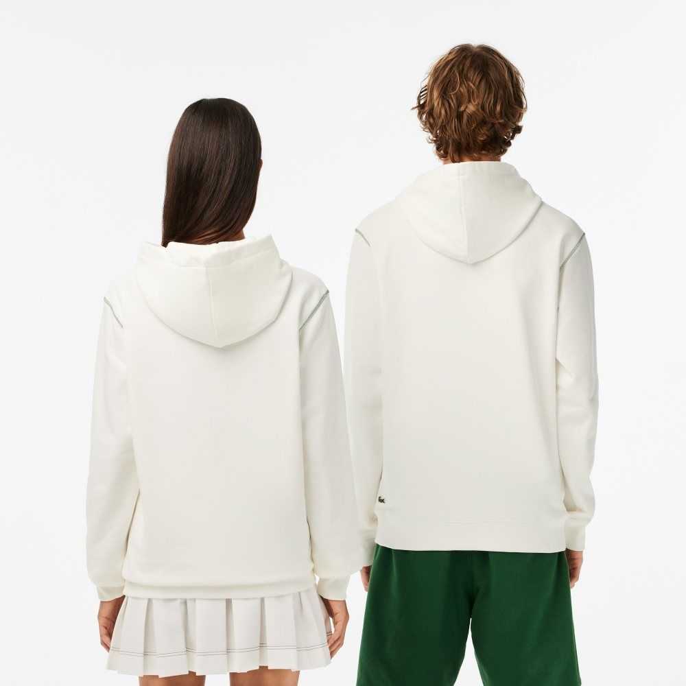 Lacoste SPORT Roland Garros Edition Hoodie Blancas | 3019-LZXMC