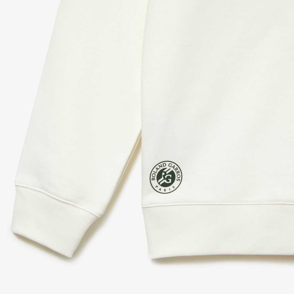 Lacoste SPORT Roland Garros Edition Hoodie Blancas | 3019-LZXMC