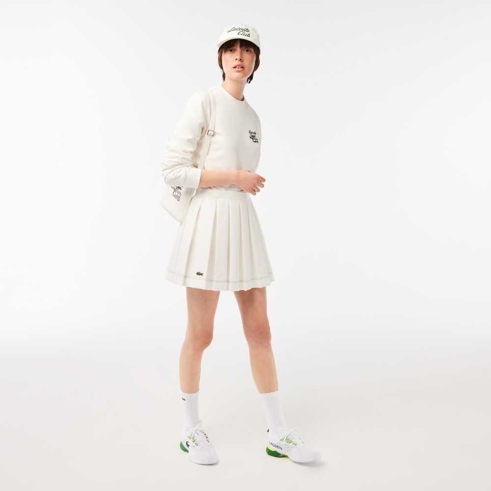 Lacoste SPORT Roland Garros Edition Organic Algodon Blancas | 6702-ULTVF