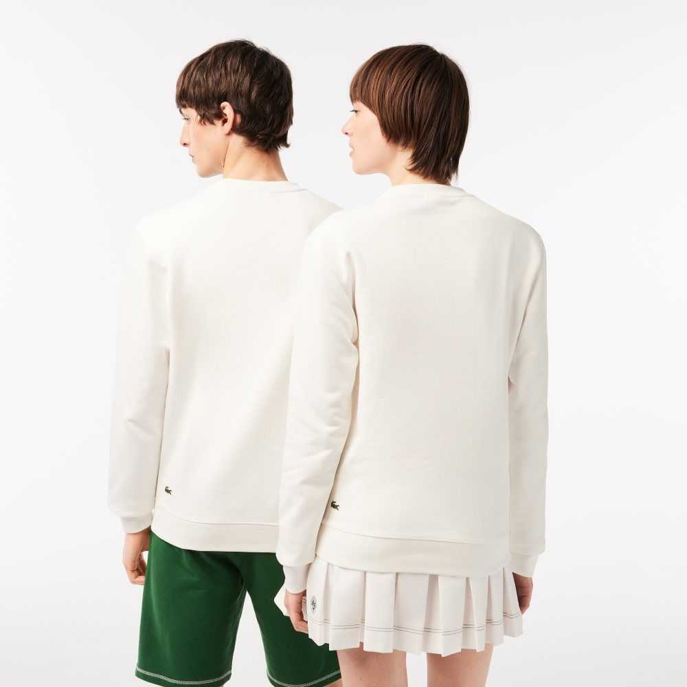 Lacoste SPORT Roland Garros Edition Organic Algodon Blancas | 6702-ULTVF