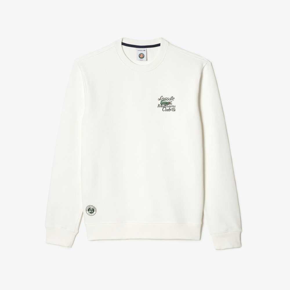 Lacoste SPORT Roland Garros Edition Organic Algodon Blancas | 6702-ULTVF