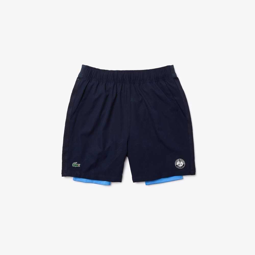 Lacoste SPORT Roland Garros Respirable Light Azul Marino Azules Azules Blancas | 3864-GRIWB