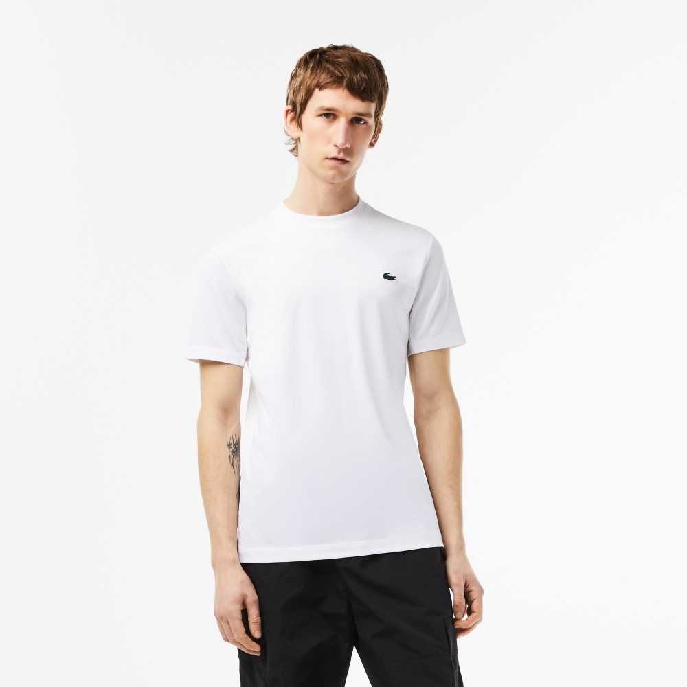 Lacoste SPORT Slim Fit Stretch Jersey Blancas | 7041-SWYHV