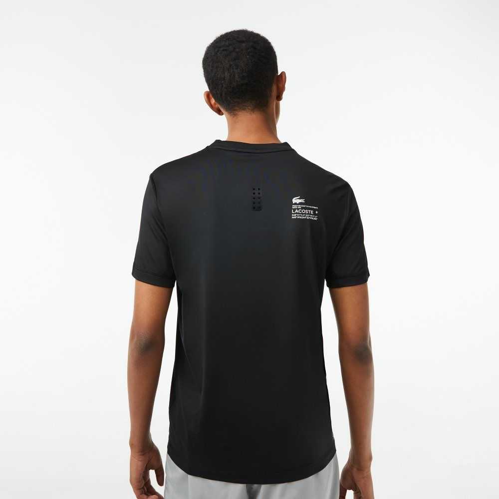 Lacoste SPORT Slim Fit Stretch Jersey Negras | 9714-OKZQX