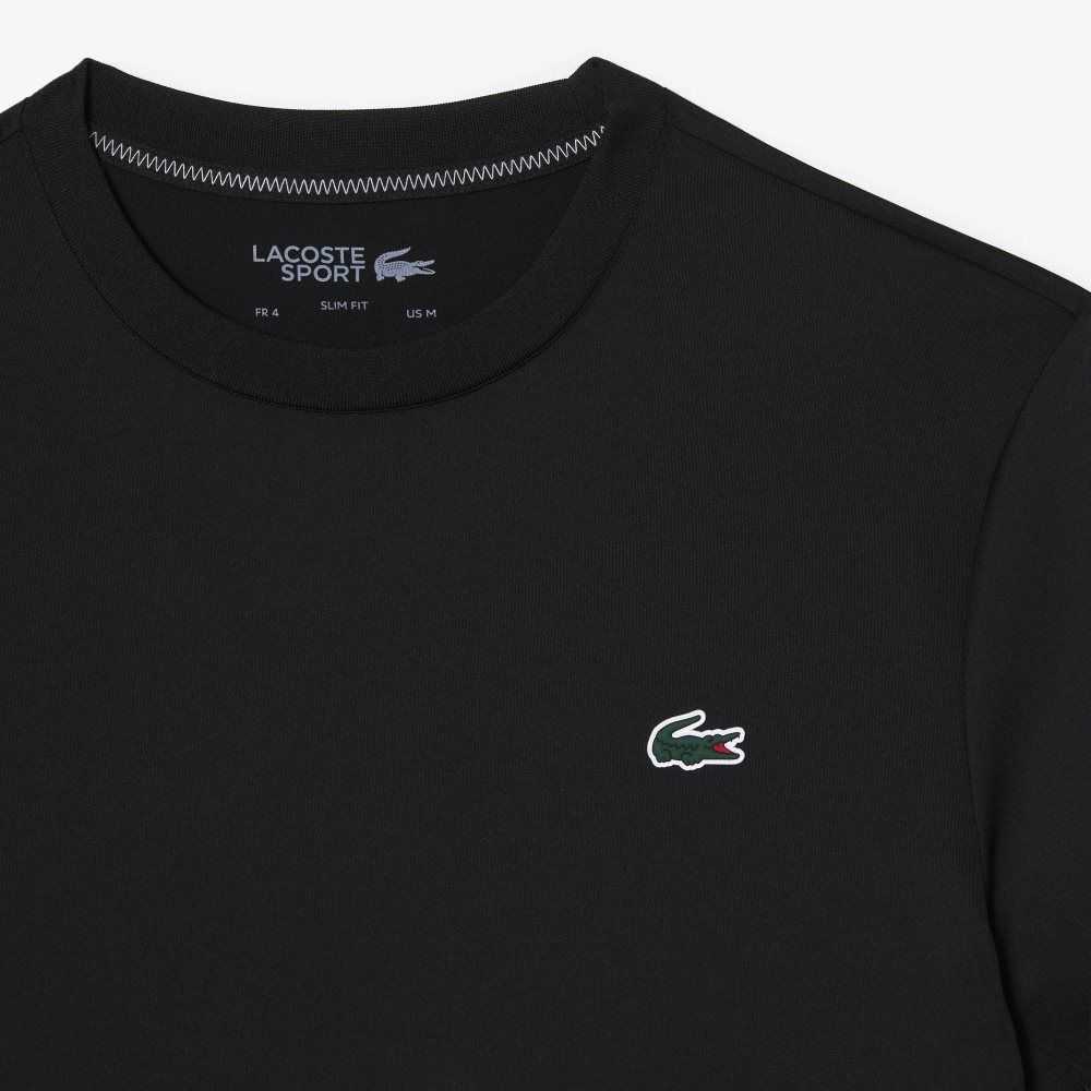 Lacoste SPORT Slim Fit Stretch Jersey Negras | 9714-OKZQX