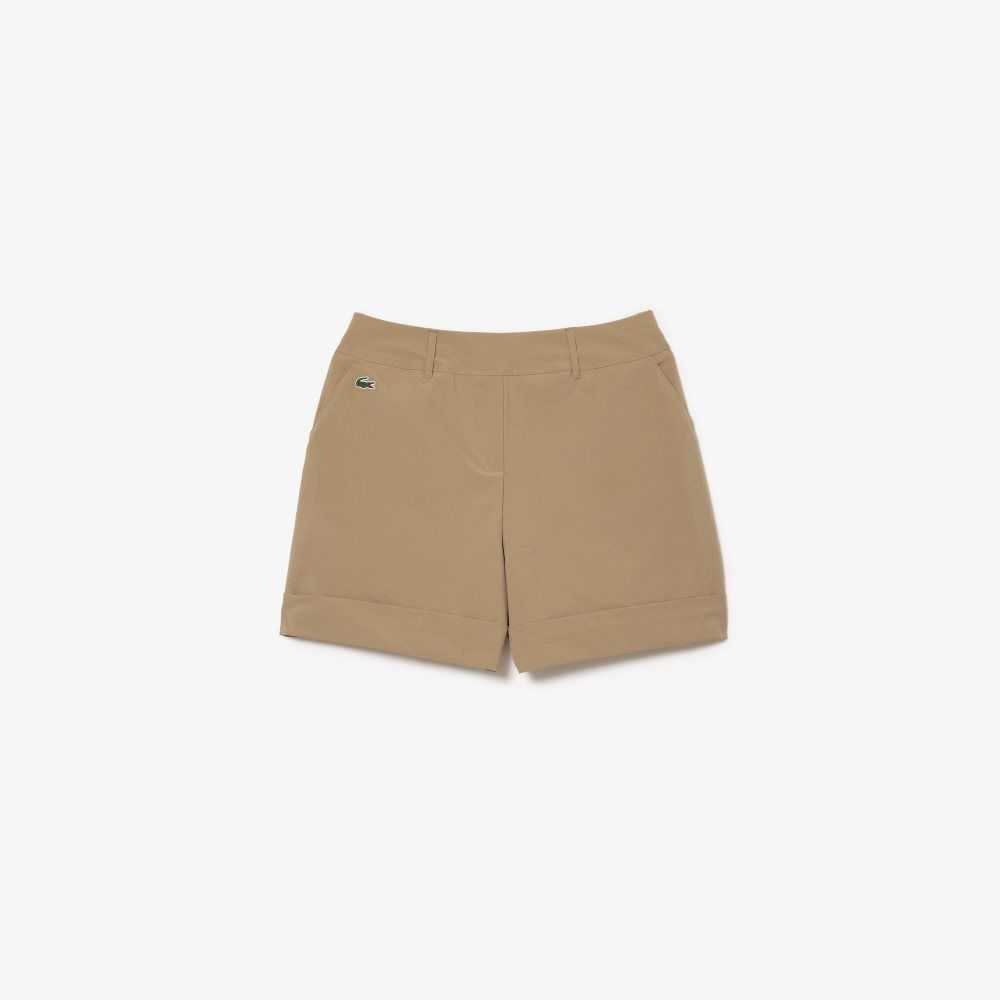 Lacoste SPORT Stretch Golf Bermuda Beige | 8546-RGPKN