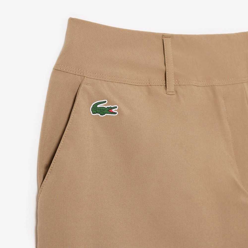 Lacoste SPORT Stretch Golf Bermuda Beige | 8546-RGPKN