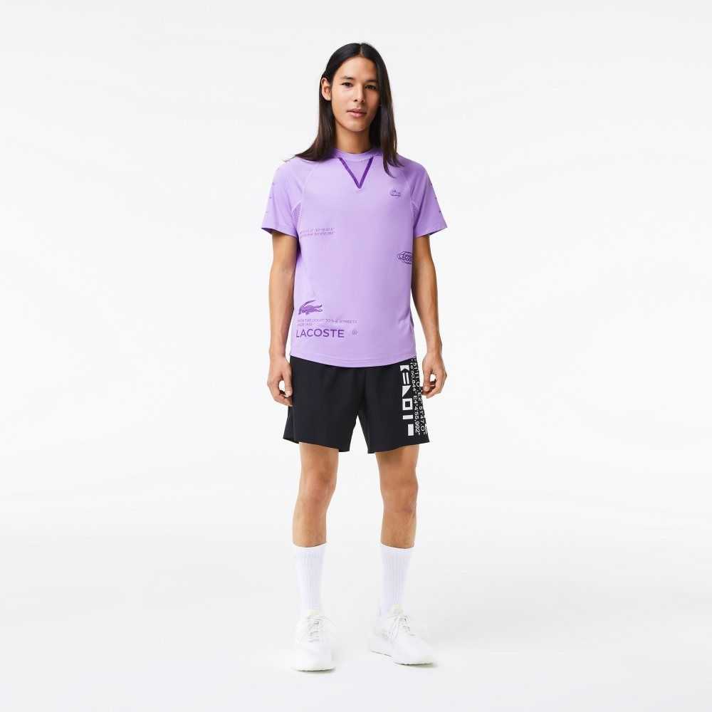 Lacoste SPORT Stretch Jersey Moradas | 7186-VESGL